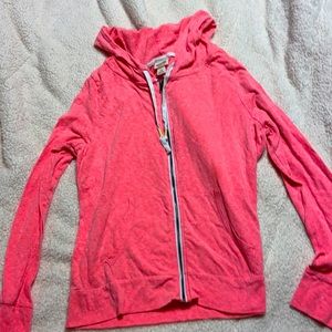 Neon Pink lightweight jacket! Full-Zip
